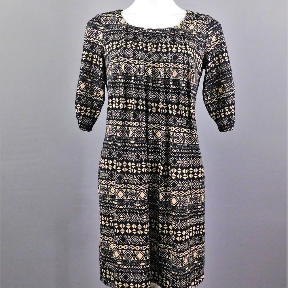 Perceptions Women‎ Dress Black Beige S